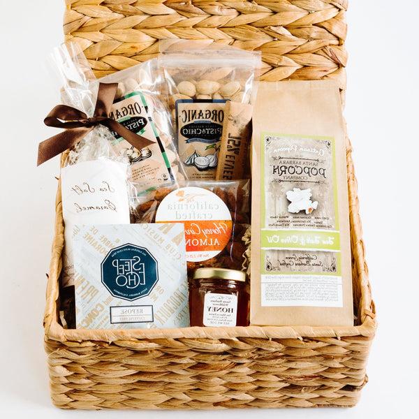 Santa Barbara artisan treats gift basket